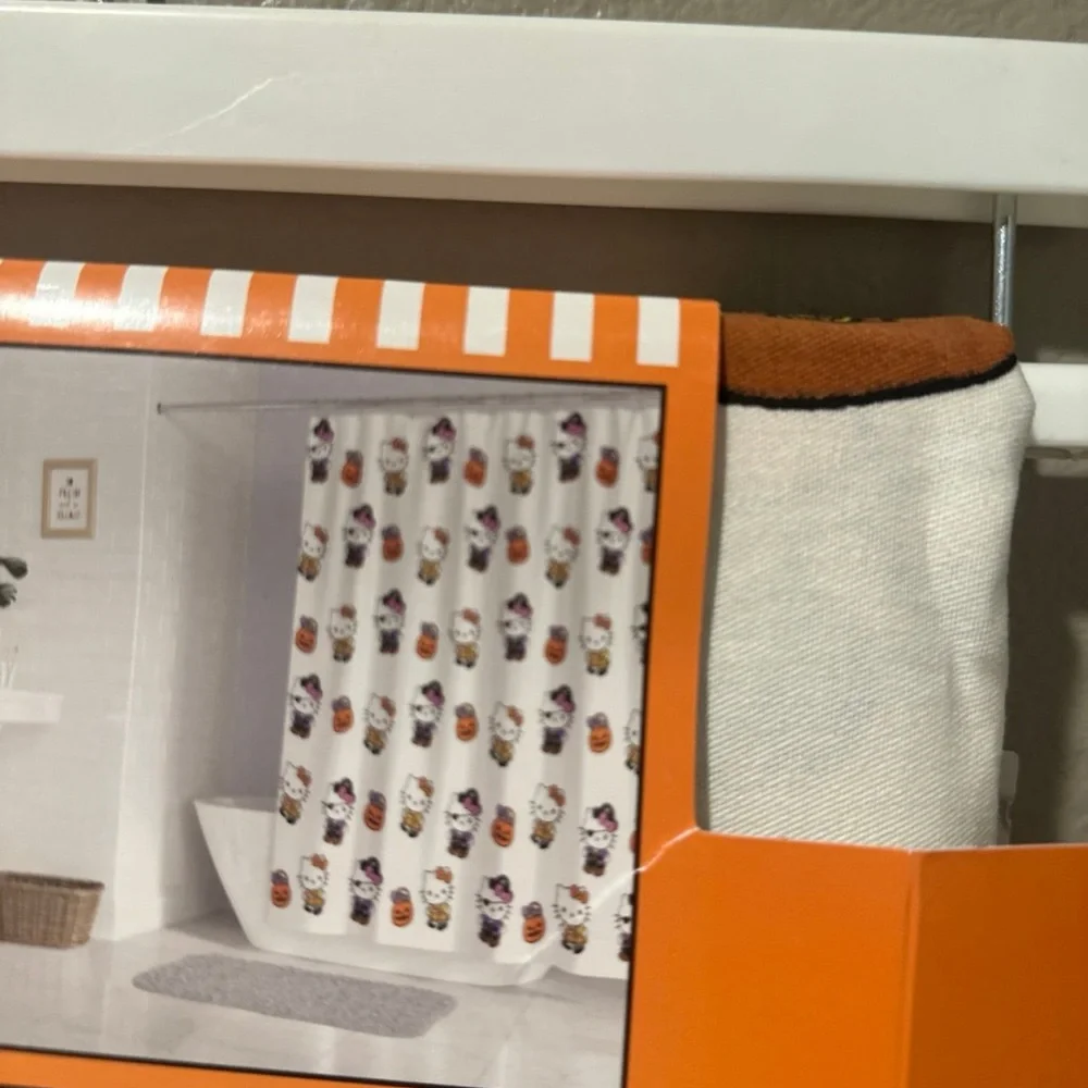 Sale! Hello Kitty Halloween Shower Curtain - Picture 4 of 4